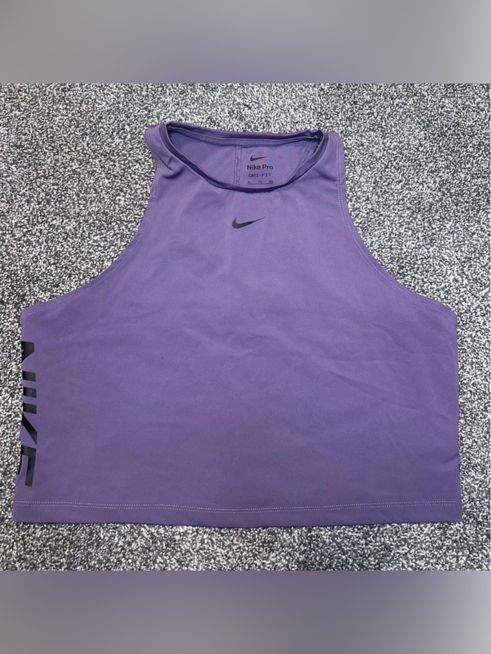 Nike Pro Dri-Fit Purple Crop Tank